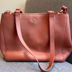 Dagne Dover Rare Small Allyn Tote in Sienna